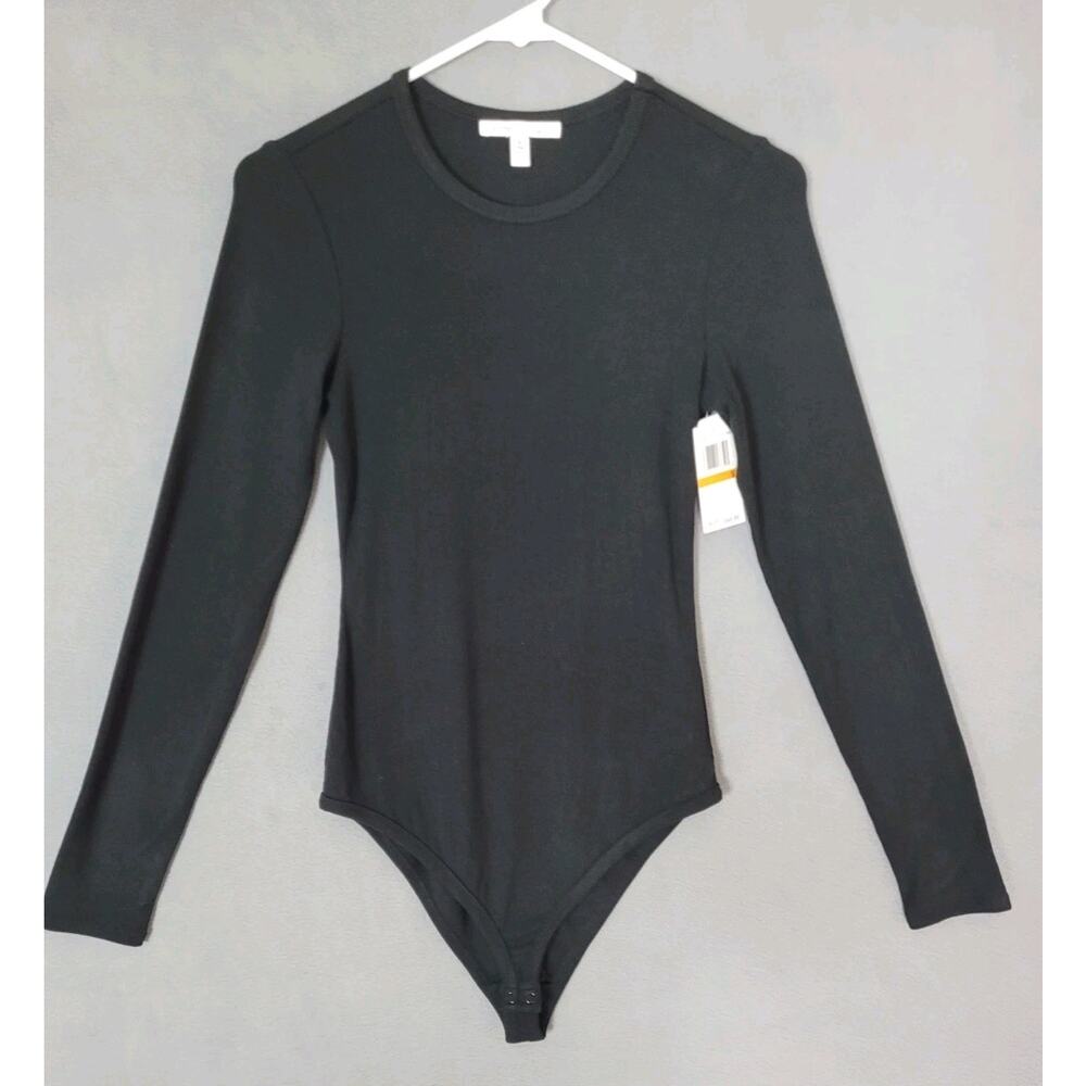 Edited by Hunter McGrady Women's Long Sleeve Bodysuit Ribbed Small
